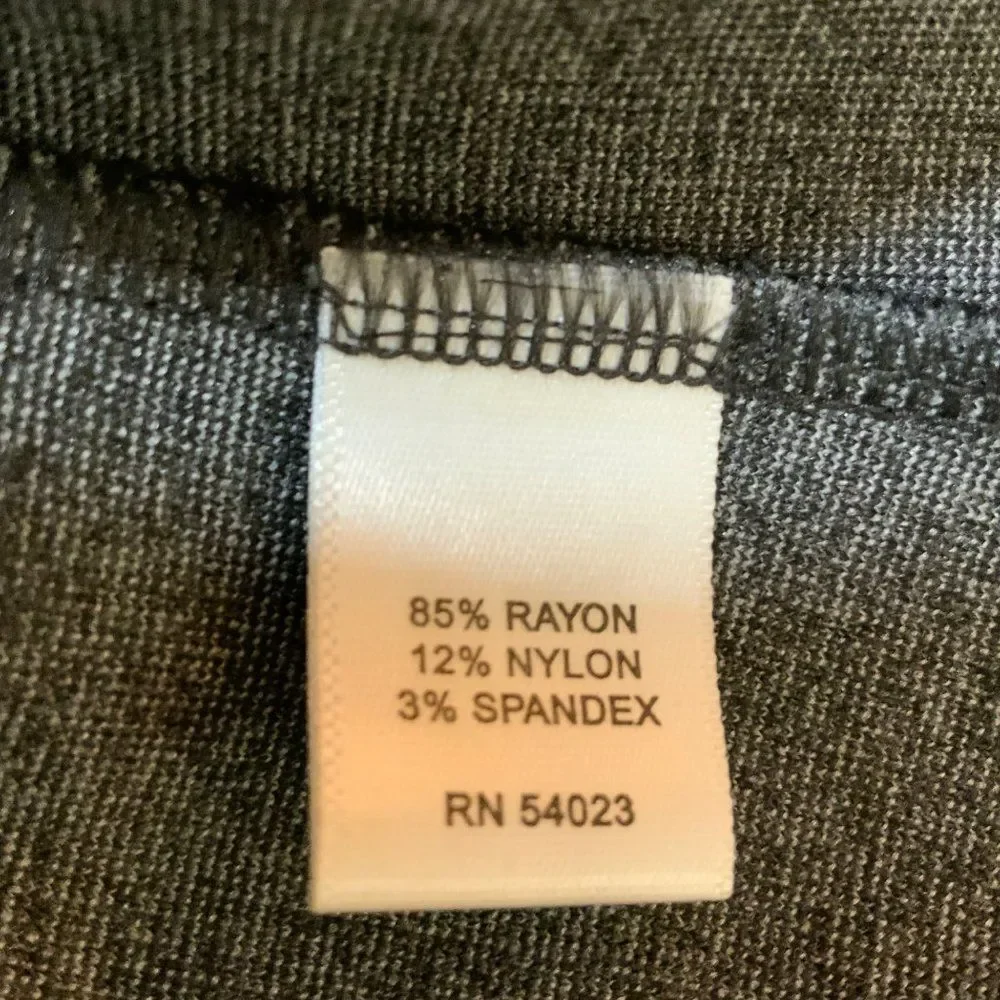 Banana Republic Grey Draped Neck Belted Stretch Dress Small